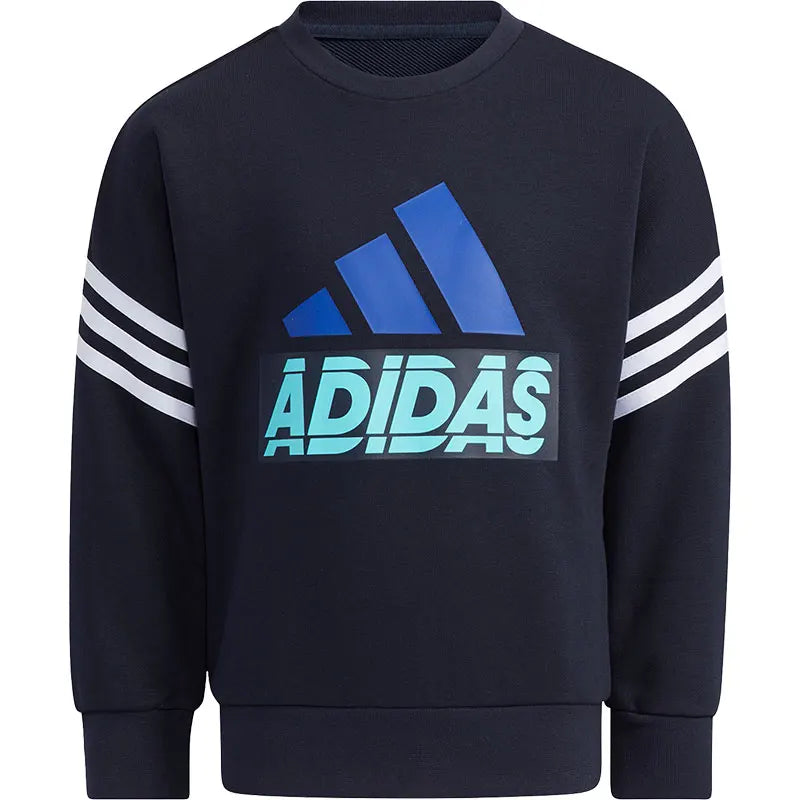 Adidas Official Authentic Season New Kids' Round Neck Casual Long Sleeve Sweatshirt H40249