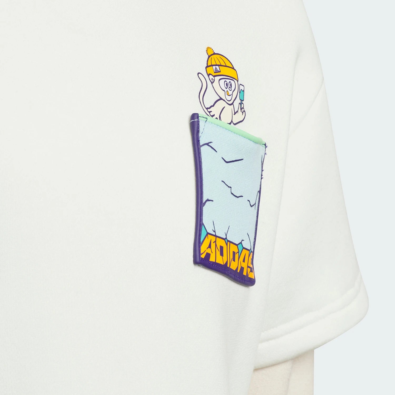 Adidas Official Genuine LK KN CREW Kids' Simple Loose Casual Sweatshirt JJ4957