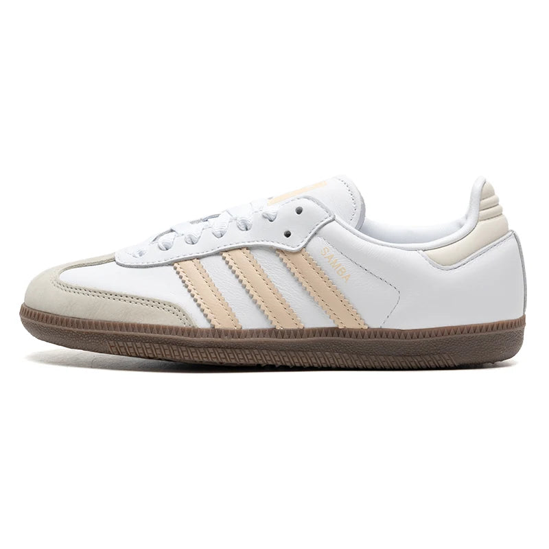 Adidas Originals Samba Women's Sneakers Retro Fashion T-Toe Shoes Low-Top Lightweight Casual Shoes Jh7300
