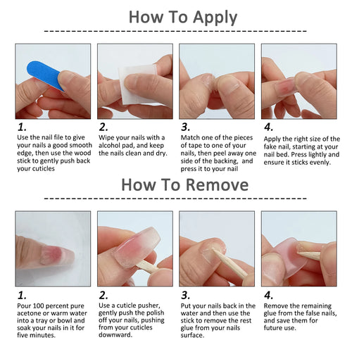 10Pcs Pink Simple Coffin Press on Nails Handmade French Ballet Mid-length Fake Nail Artificial Acrylic Fashion Wearable Nail Art