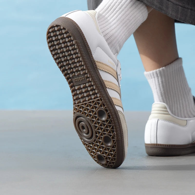 Adidas Originals Samba Women's Sneakers Retro Fashion T-Toe Shoes Low-Top Lightweight Casual Shoes Jh7300