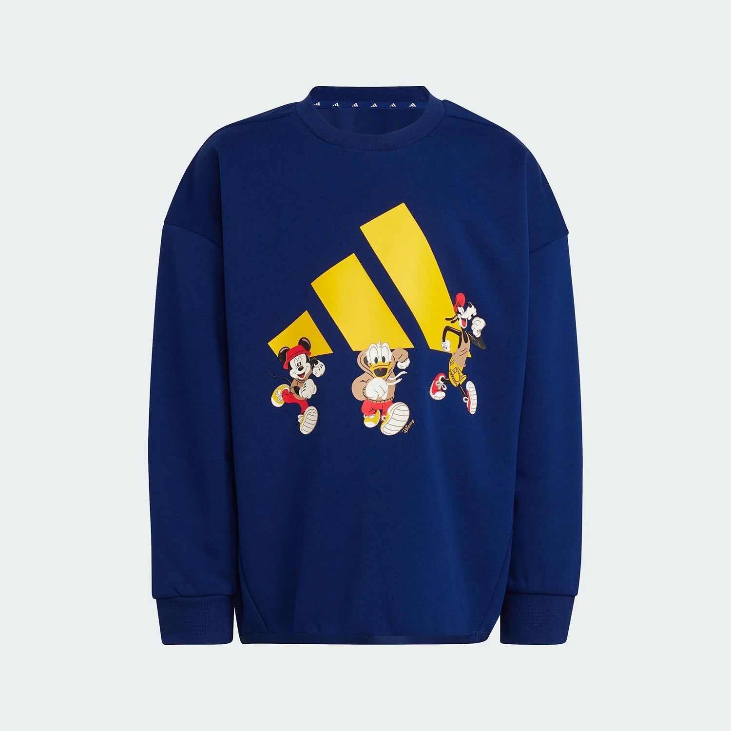 Adidas Official New Kids Round Neck Fashion Trend Printed Sweatshirt JD4550