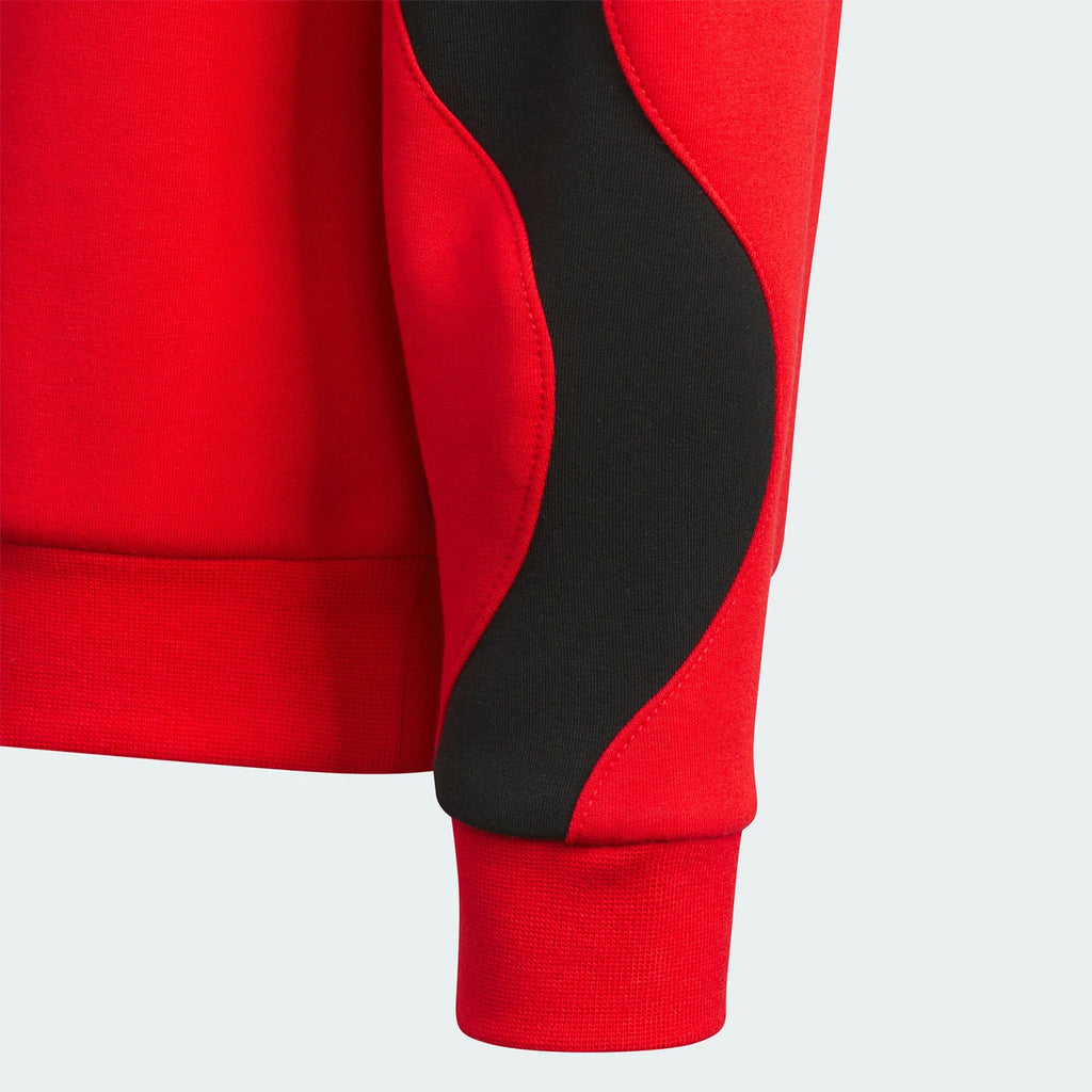 Adidas Official Genuine LK KN SWEAT Kids' Knitted Warm Round Neck Sweatshirt JM5839