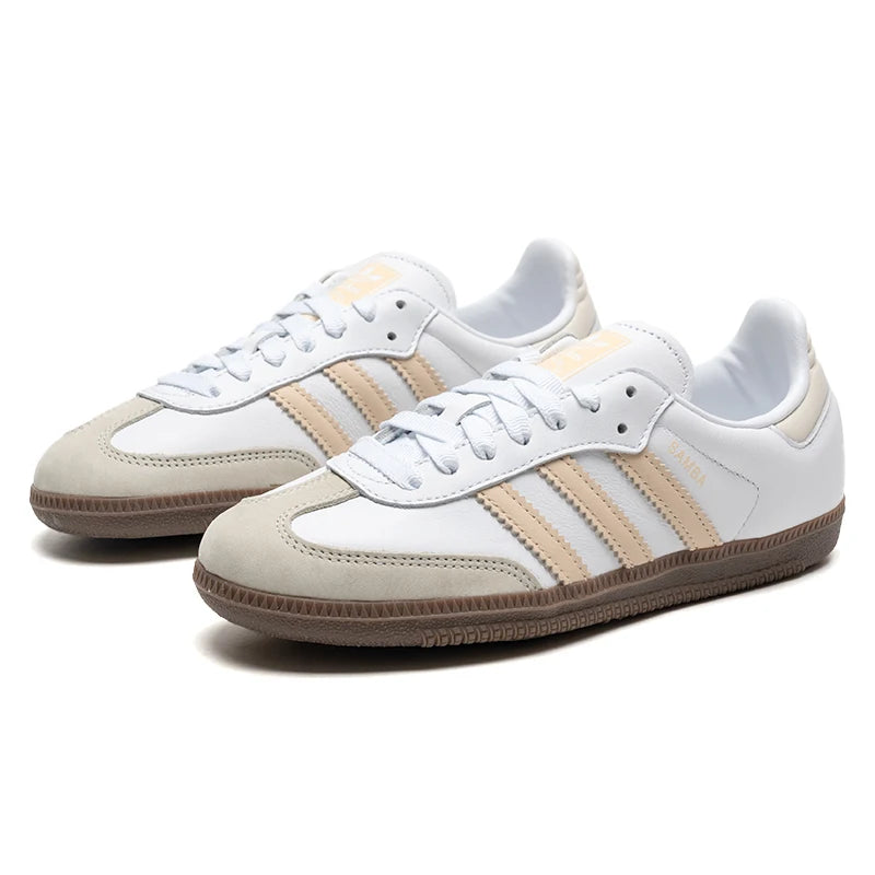 Adidas Originals Samba Women's Sneakers Retro Fashion T-Toe Shoes Low-Top Lightweight Casual Shoes Jh7300